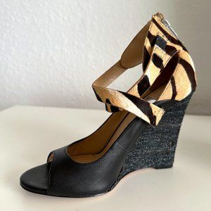 Guess by Marciano Black Wedges, Size 7
